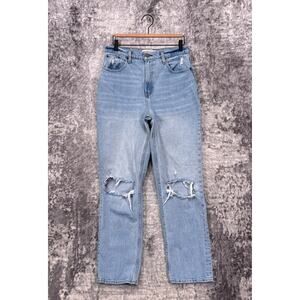 Abercrombie & Fitch Jeans 29 / 8 Womens Curve Love 90s Straight Distressed